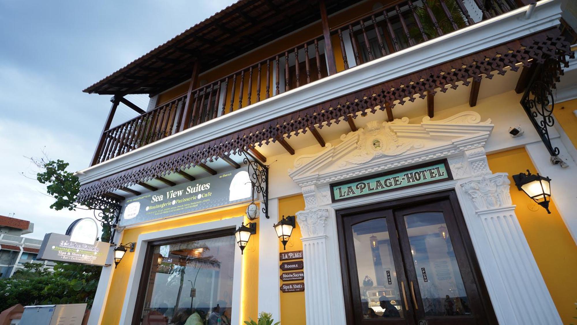 La Plage Seaview Suites 퐁디셰리 외부 사진