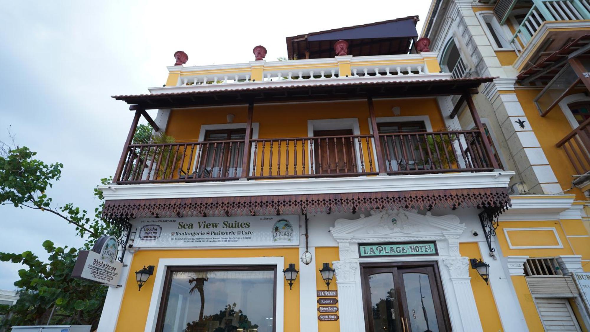 La Plage Seaview Suites 퐁디셰리 외부 사진